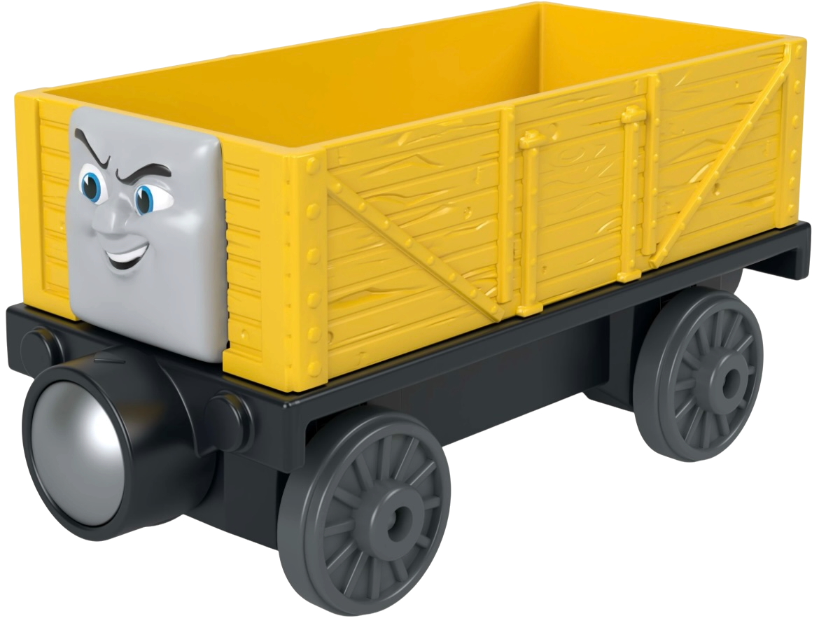 "THOMAS & SEINE FREUNDE" - METAL COLLECTION "WIDERSPENSTIGER WAGGON" (HOLZEISENBAHN-KOMPATIBEL) - BRANDNEU - UK-IMPORT
