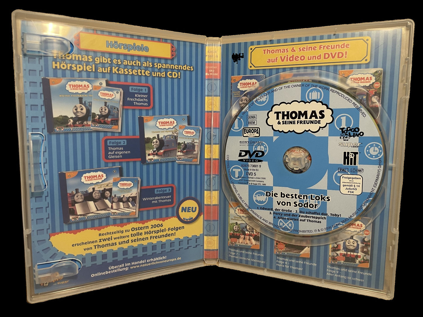 "Thomas & seine Freunde" - Europa-DVD Nr. 10 "DIE BESTEN LOKS VON SODOR" (2006)