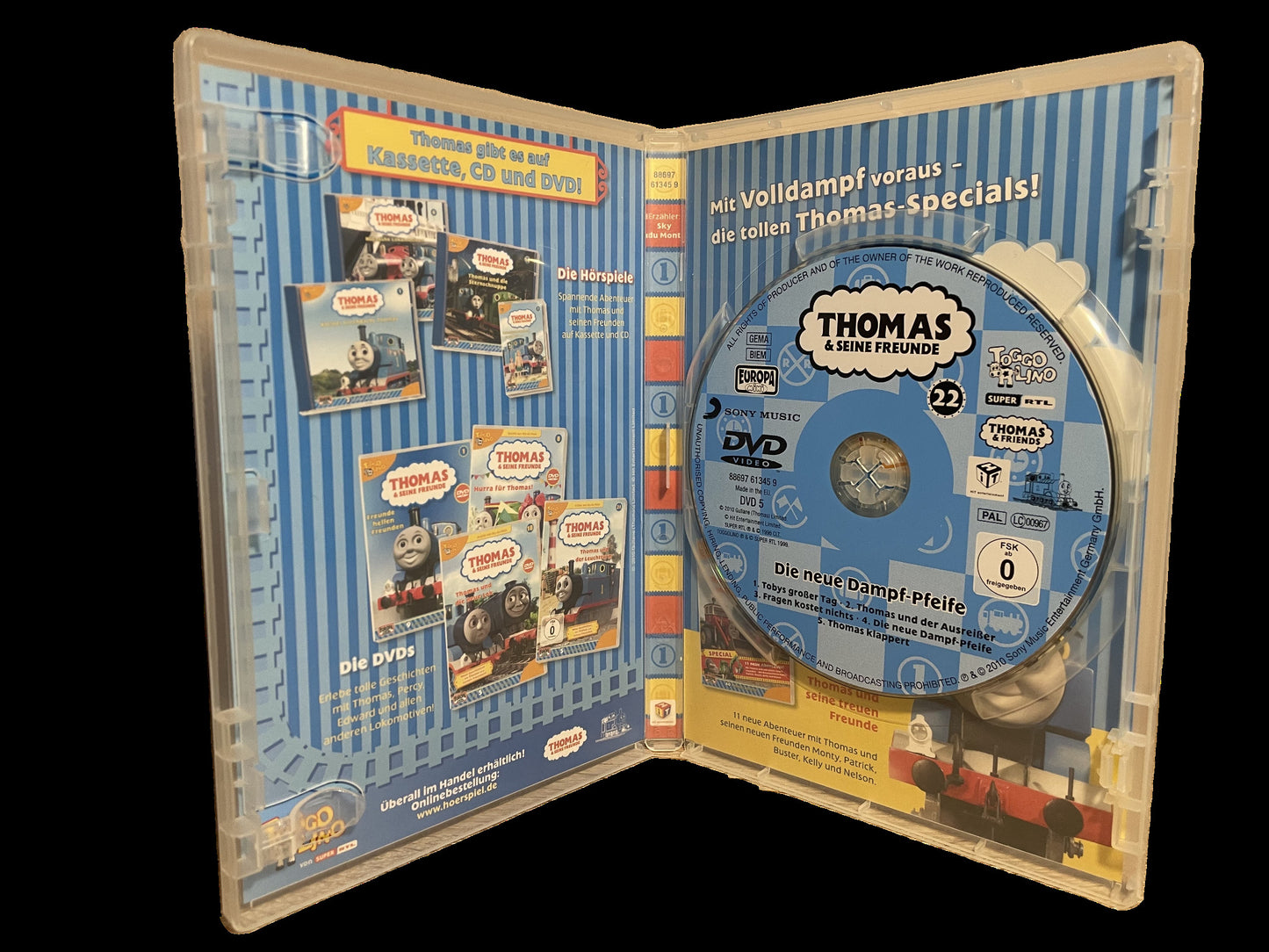 "Thomas & seine Freunde" - Europa-DVD Nr. 22 "DIE NEUE DAMPF-PFEIFE" (2010)
