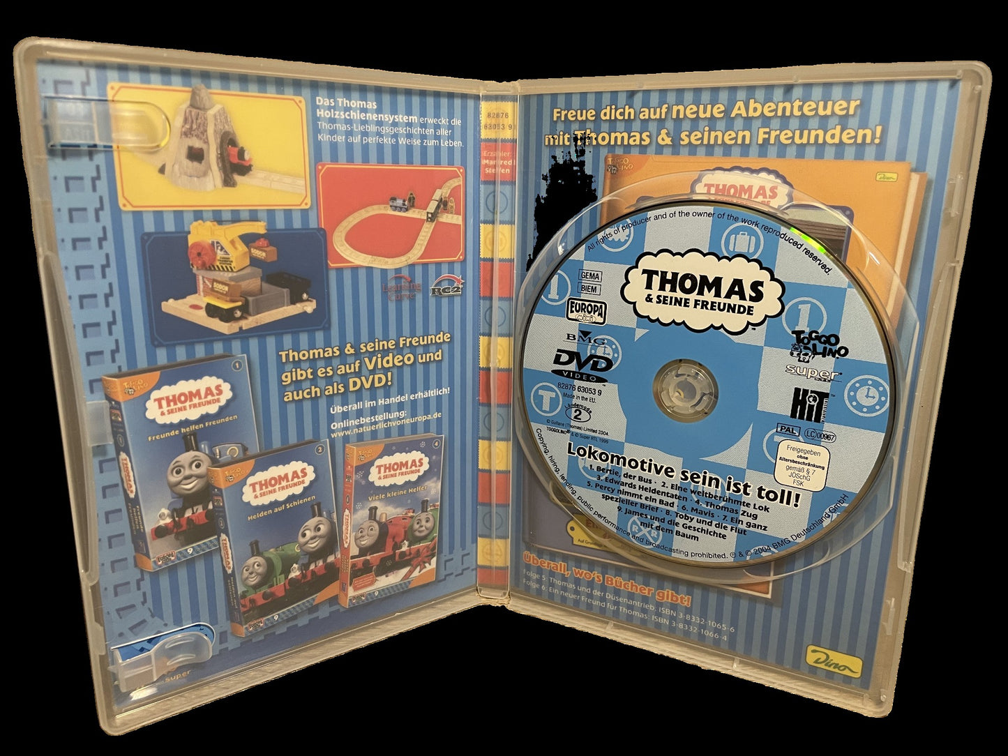 "Thomas & seine Freunde" - Europa-DVD Nr. 3 "LOKOMOTIVE SEIN IST TOLL!" (2004)