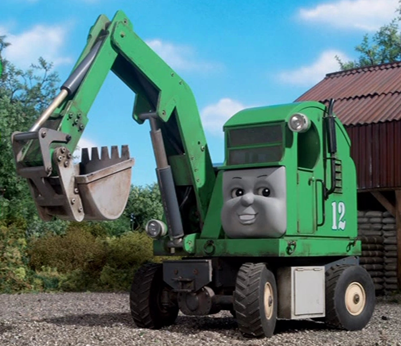 "Thomas & seine Freunde" - Holzeisenbahn "ALFIE, DER KLEINE BAGGER" (2004)