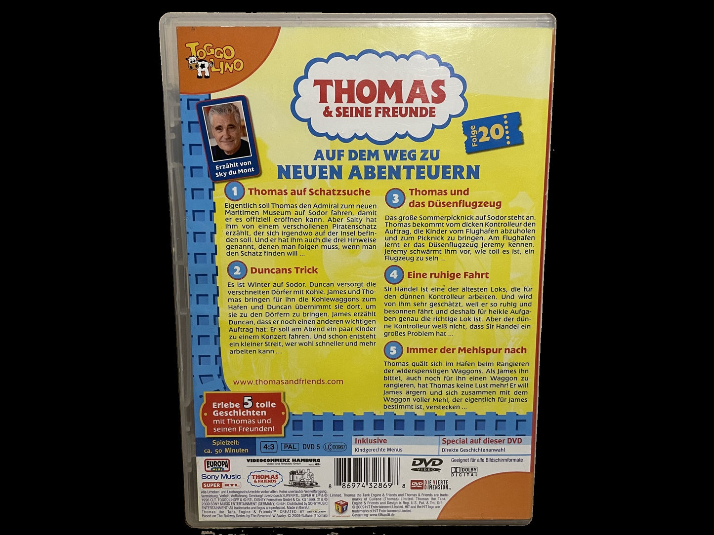 "Thomas & seine Freunde" - Europa-DVD Nr. 20 "THOMAS AUF SCHATZSUCHE" (2009)
