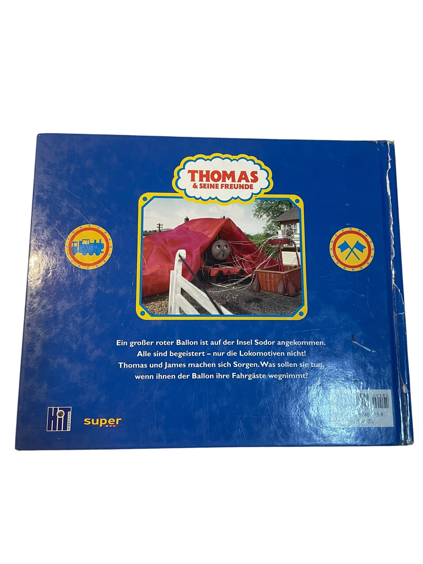 „THOMAS & SEINE FREUNDE“ - GESCHICHTENBUCH NR. 2 „THOMAS, JAMES UND DER ROTE BALLON“ (2003) - GEBRAUCHT