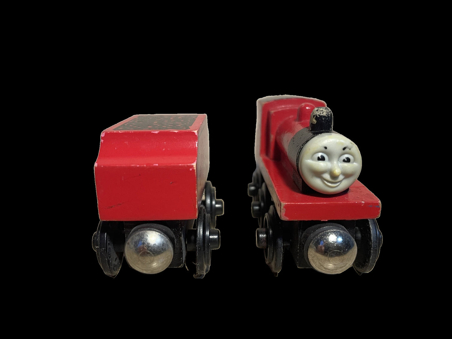 "Thomas & seine Freunde - Holzeisenbahn "JAMES" (1996) - Leicht bespielt