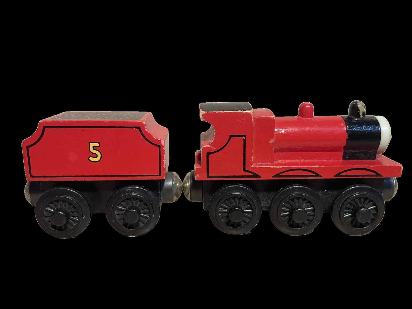 "Thomas & seine Freunde - Holzeisenbahn "JAMES" (1996) - Leicht bespielt