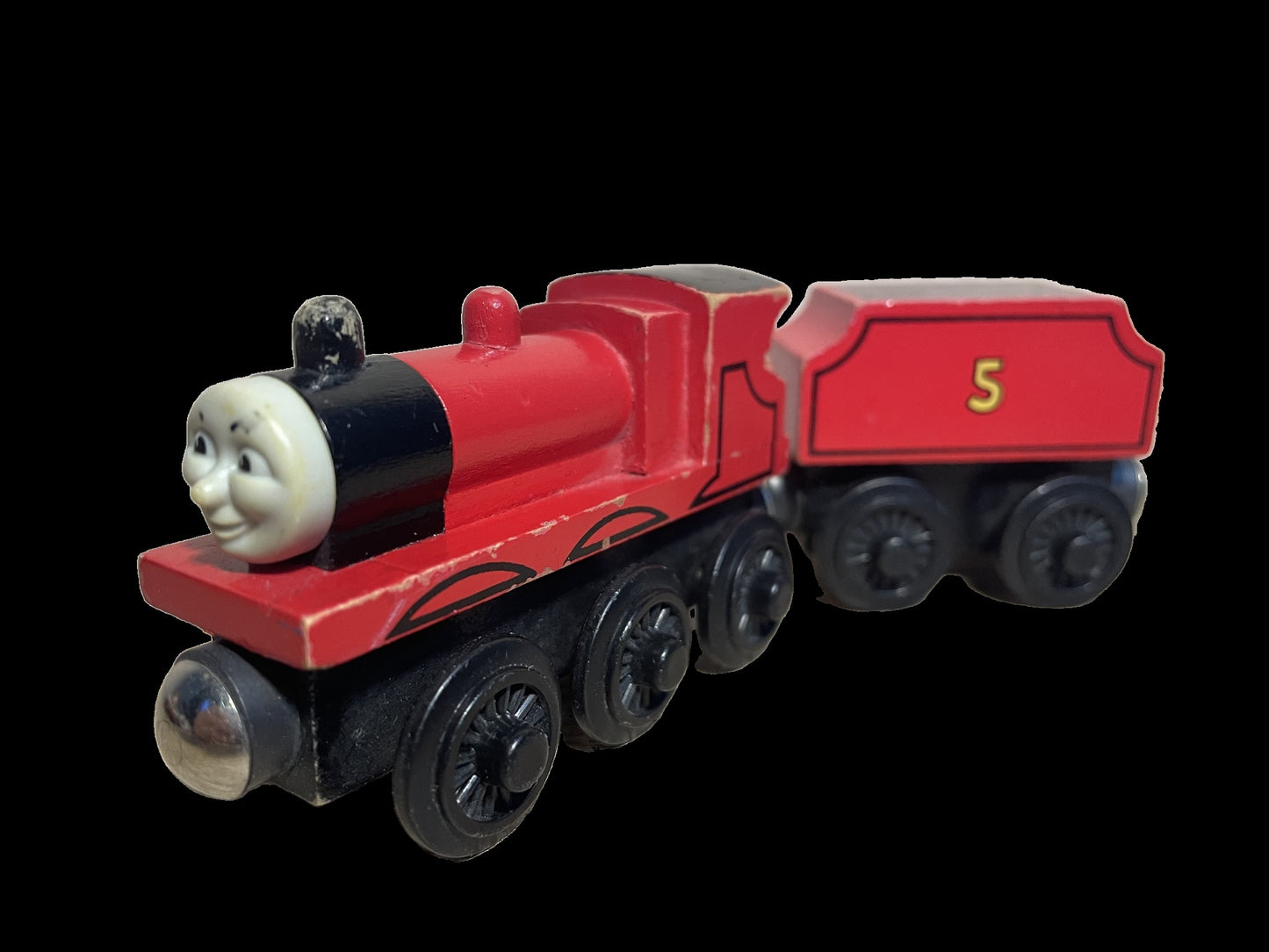 "Thomas & seine Freunde - Holzeisenbahn "JAMES" (1996) - Leicht bespielt
