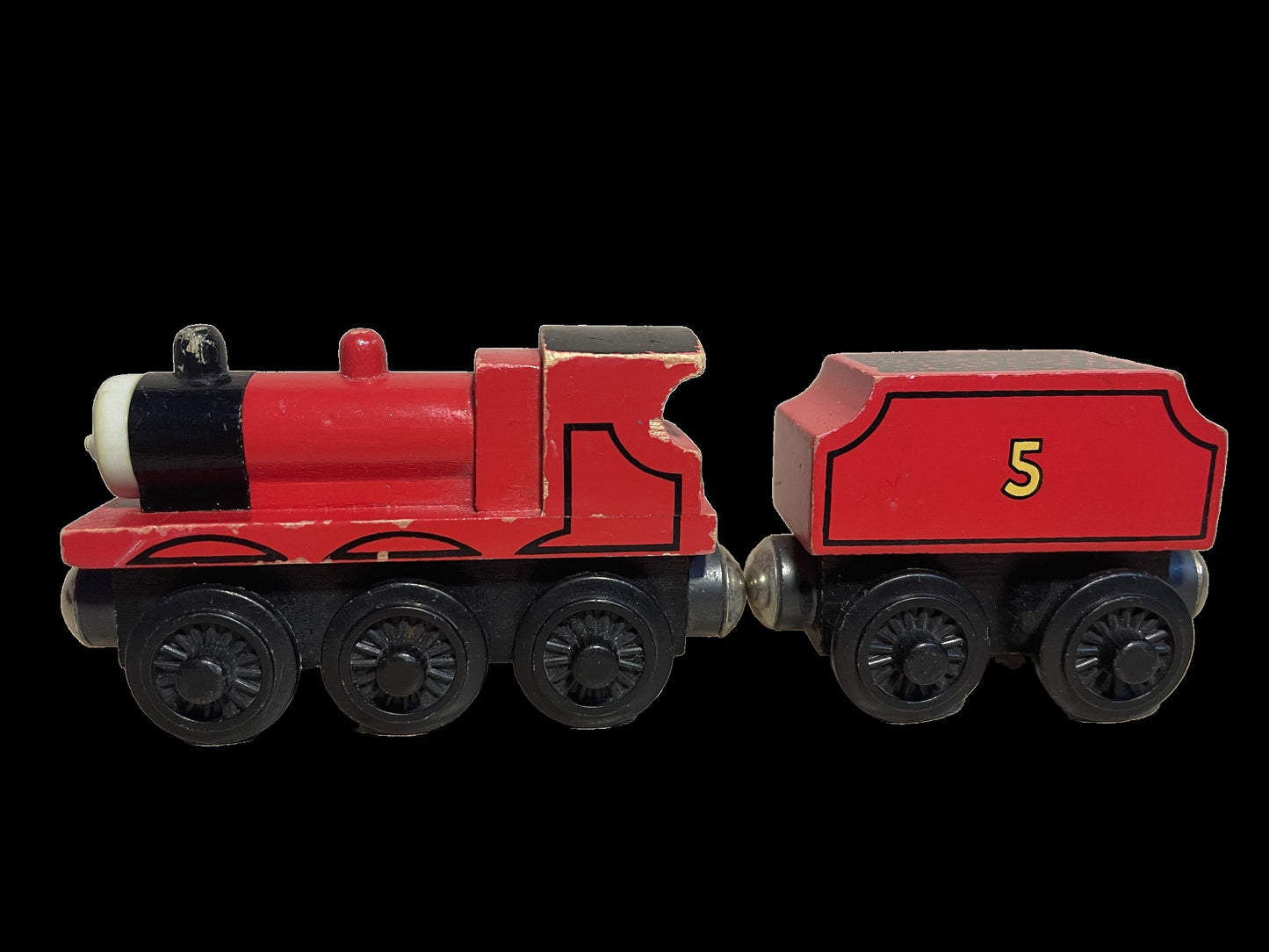 "Thomas & seine Freunde - Holzeisenbahn "JAMES" (1996) - Leicht bespielt