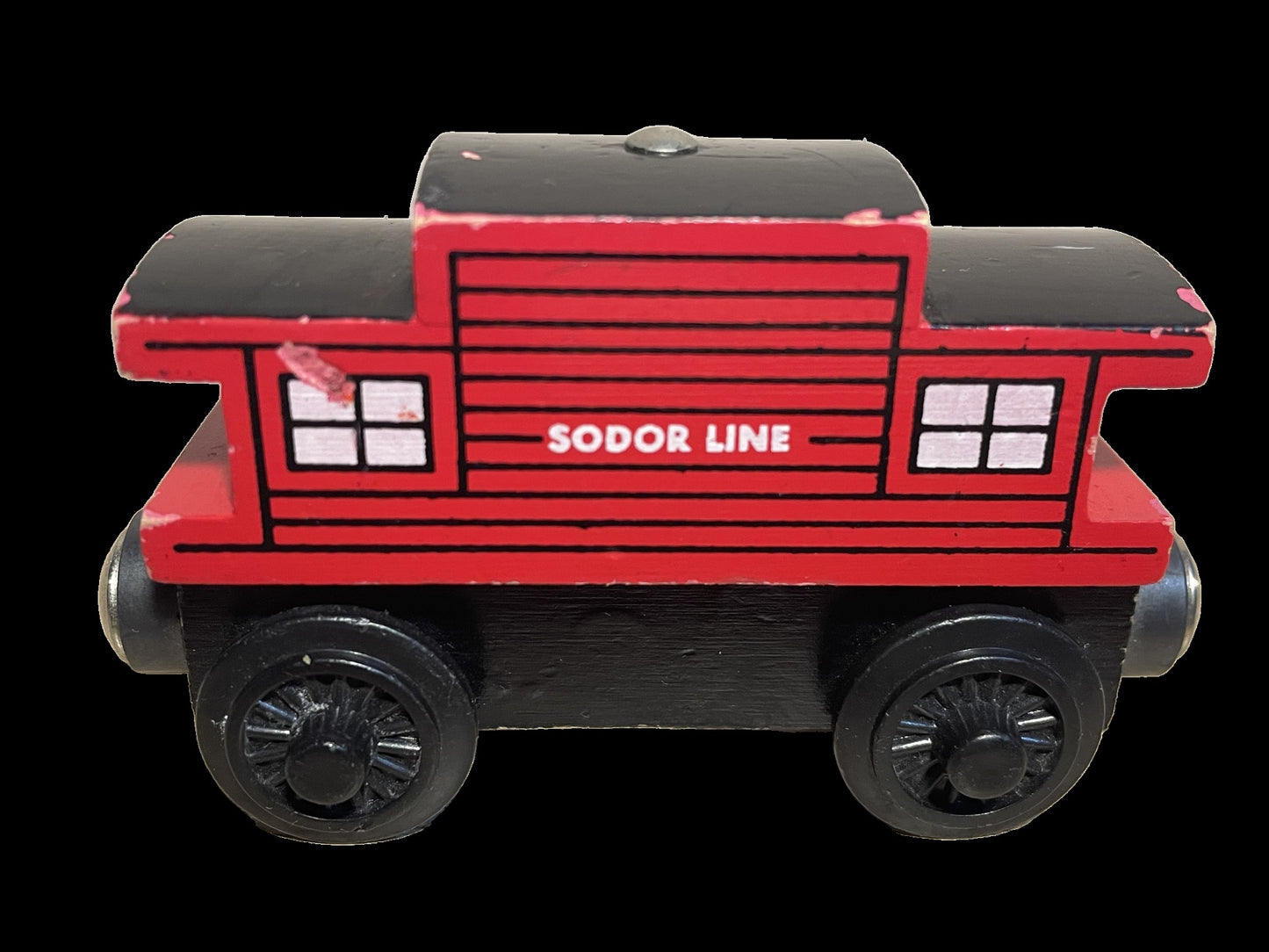 "Thomas & seine Freunde" - Holzeisenbahn "SODOR LINE CABOOSE" - Leicht bespielt