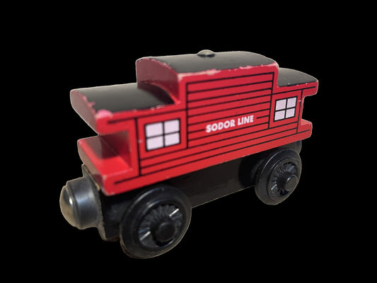 "Thomas & seine Freunde" - Holzeisenbahn "SODOR LINE CABOOSE" - Leicht bespielt
