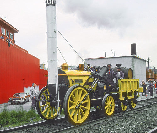 BIGJIGS - HOLZEISENBAHN "STEPHENSON´S ROCKET" - BRANDNEU