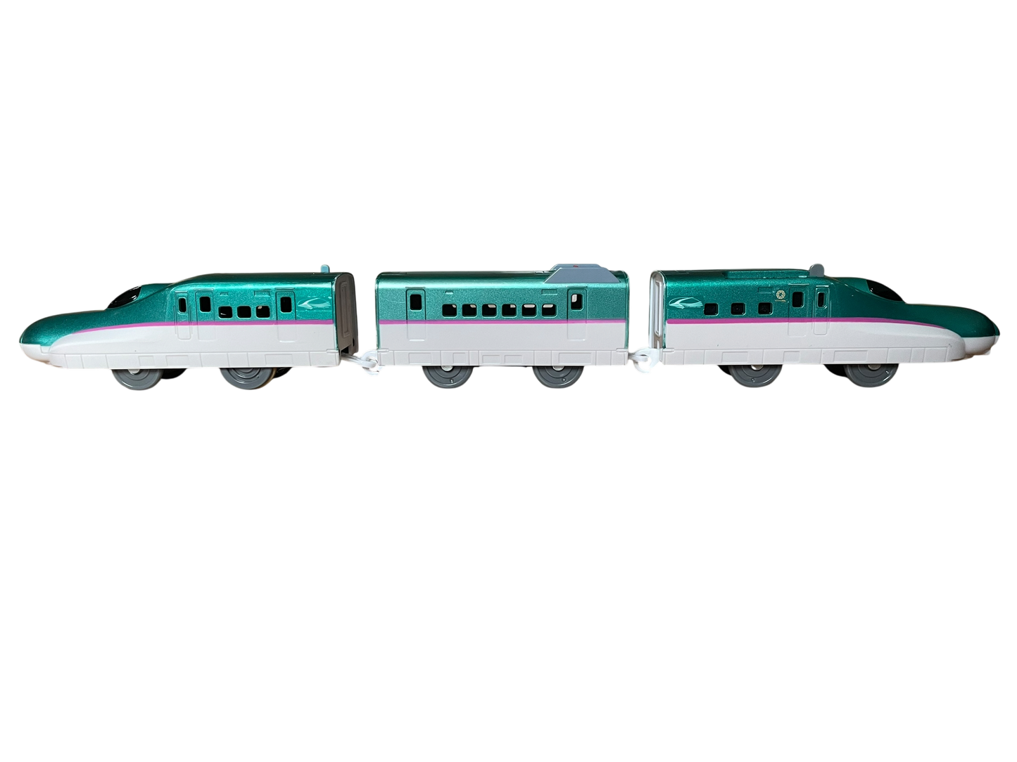 TOMY PLARAIL - SHINKANSEN BAUREIHE E5 "HAYABUSA" MIT KOPPLUNGSFUNKTION - BATTERIEBETRIEBEN - GEBRAUCHT - JAPAN-IMPORT