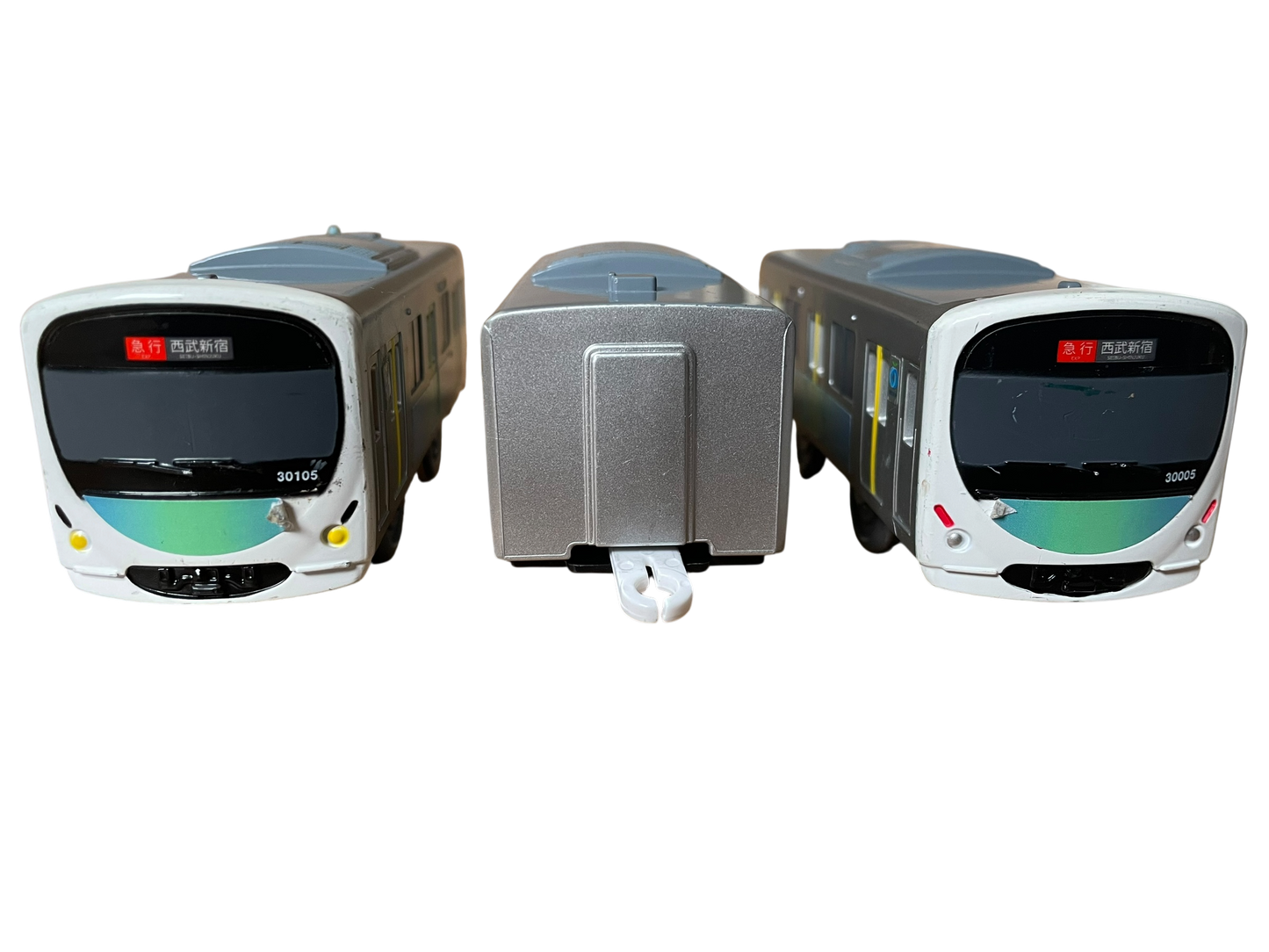 TOMY PLARAIL - SEIBU BAUREIHE 30000 "SMILE TRAIN" - BATTERIEBETRIEBEN - GEBRAUCHT - JAPAN-IMPORT