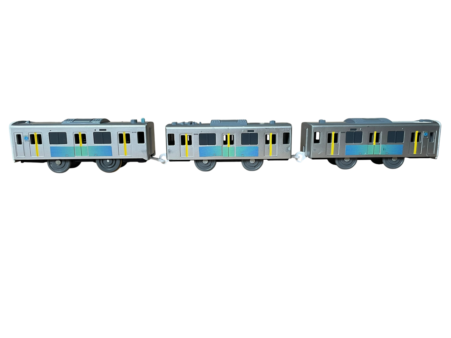 TOMY PLARAIL - SEIBU BAUREIHE 30000 "SMILE TRAIN" - BATTERIEBETRIEBEN - GEBRAUCHT - JAPAN-IMPORT