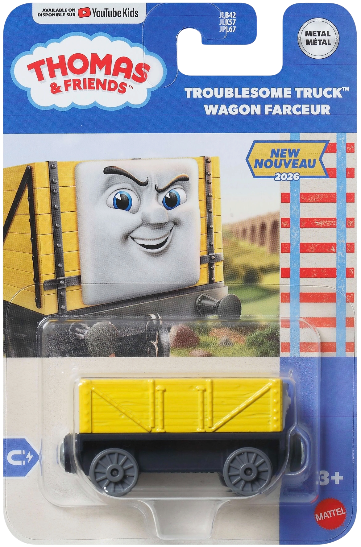 "THOMAS & SEINE FREUNDE" - METAL COLLECTION "WIDERSPENSTIGER WAGGON" (HOLZEISENBAHN-KOMPATIBEL) - BRANDNEU - UK-IMPORT