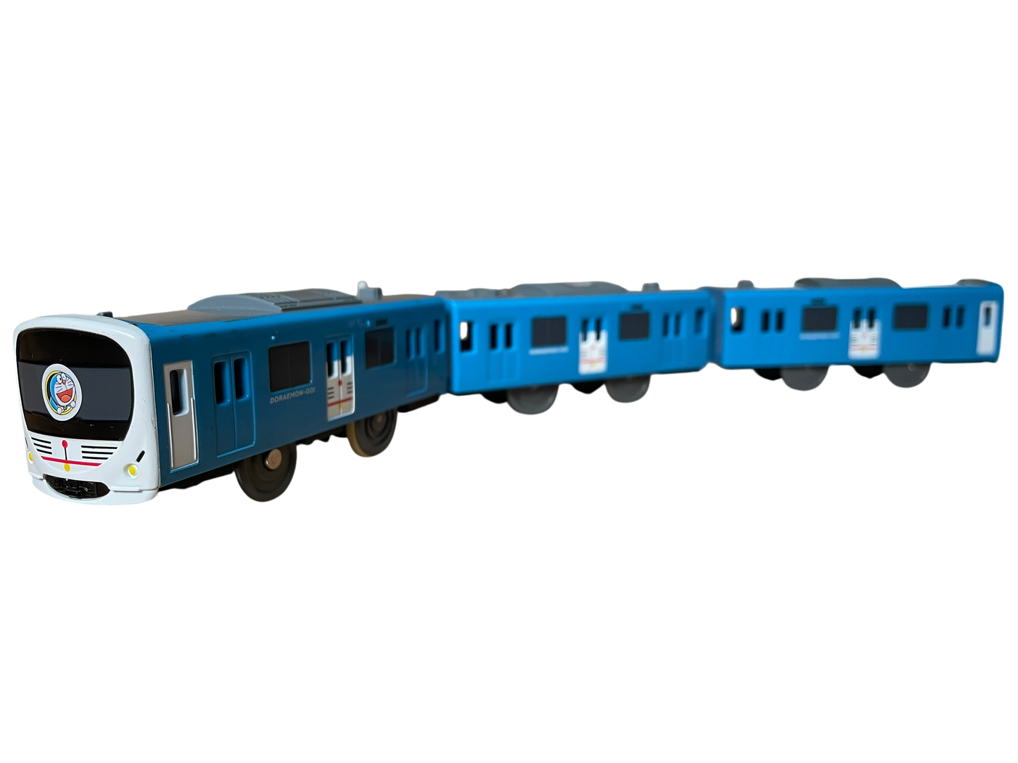TOMY PLARAIL - SEIBU BAUREIHE 30000 "SMILE TRAIN" (DORAEMON LACKIERUNG) - BATTERIEBETRIEBEN - GEBRAUCHT - JAPAN-IMPORT