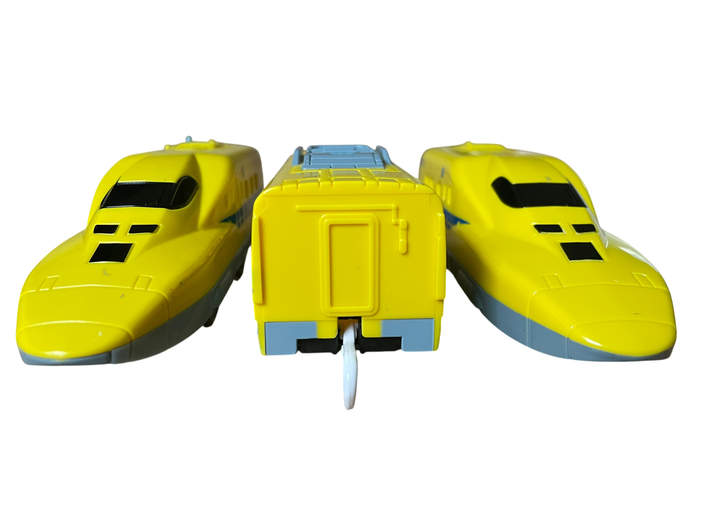 TOMY PLARAIL - SHINKANSEN BAUREIHE 923 STRECKENÜBERPRÜFUNGSZUG "DOCTOR YELLOW" - BATTERIEBETRIEBEN - GEBRAUCHT - JAPAN-IMPORT