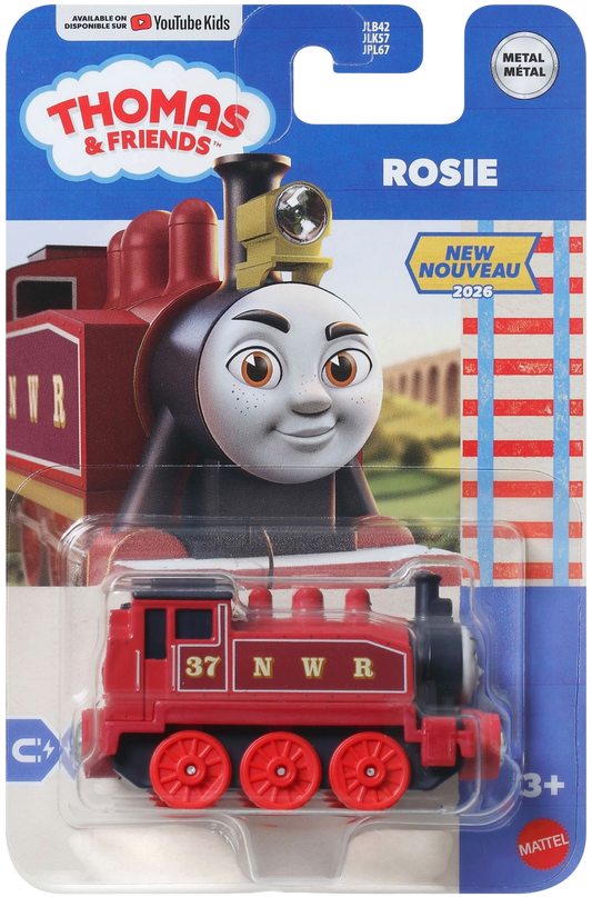 "THOMAS & SEINE FREUNDE" - METAL COLLECTION "ROSIE" (HOLZEISENBAHN-KOMPATIBEL) - BRANDNEU - UK-IMPORT