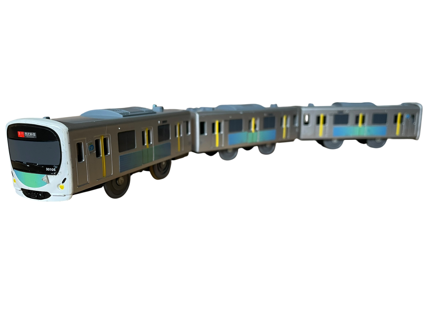 TOMY PLARAIL - SEIBU BAUREIHE 30000 "SMILE TRAIN" - BATTERIEBETRIEBEN - GEBRAUCHT - JAPAN-IMPORT