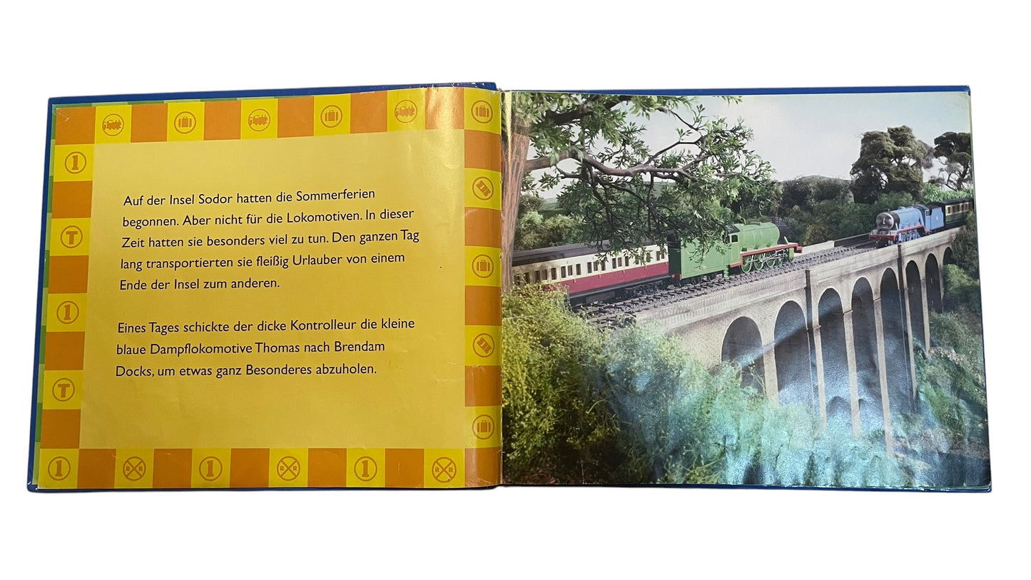 „THOMAS & SEINE FREUNDE“ - GESCHICHTENBUCH NR. 2 „THOMAS, JAMES UND DER ROTE BALLON“ (2003) - GEBRAUCHT