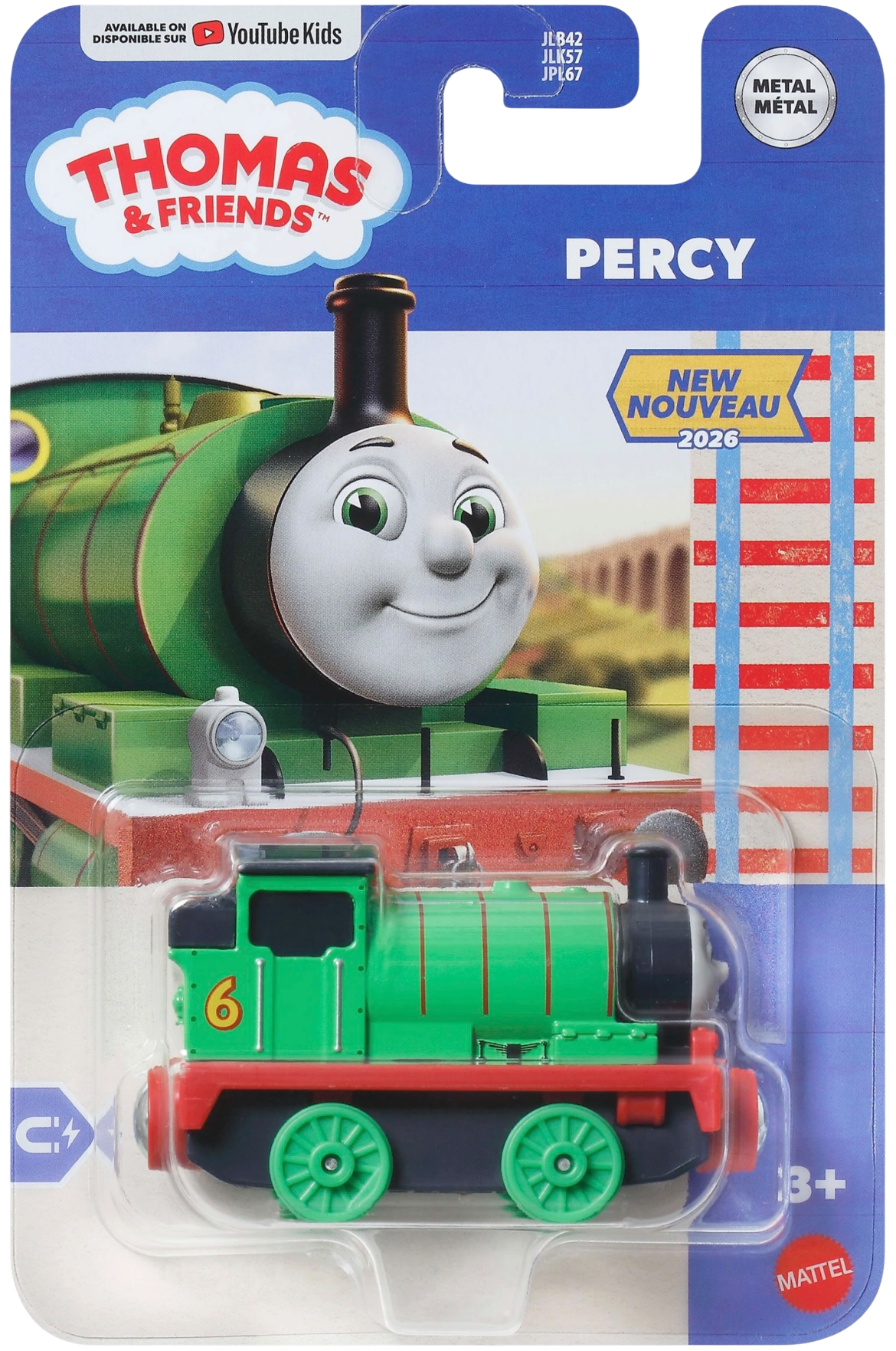 "THOMAS & SEINE FREUNDE" - METAL COLLECTION "PERCY" (HOLZEISENBAHN-KOMPATIBEL) - BRANDNEU - UK-IMPORT