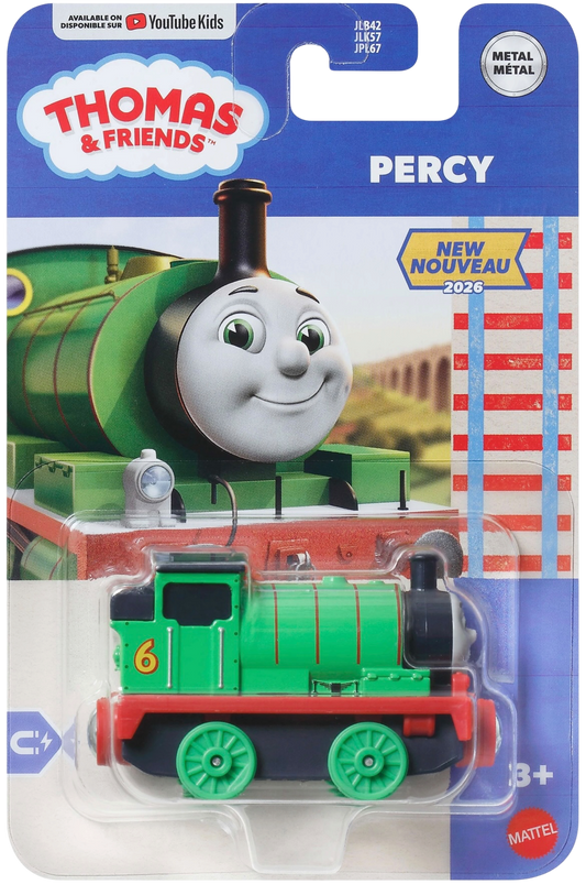 "THOMAS & SEINE FREUNDE" - METAL COLLECTION "PERCY" (HOLZEISENBAHN-KOMPATIBEL) - BRANDNEU - UK-IMPORT