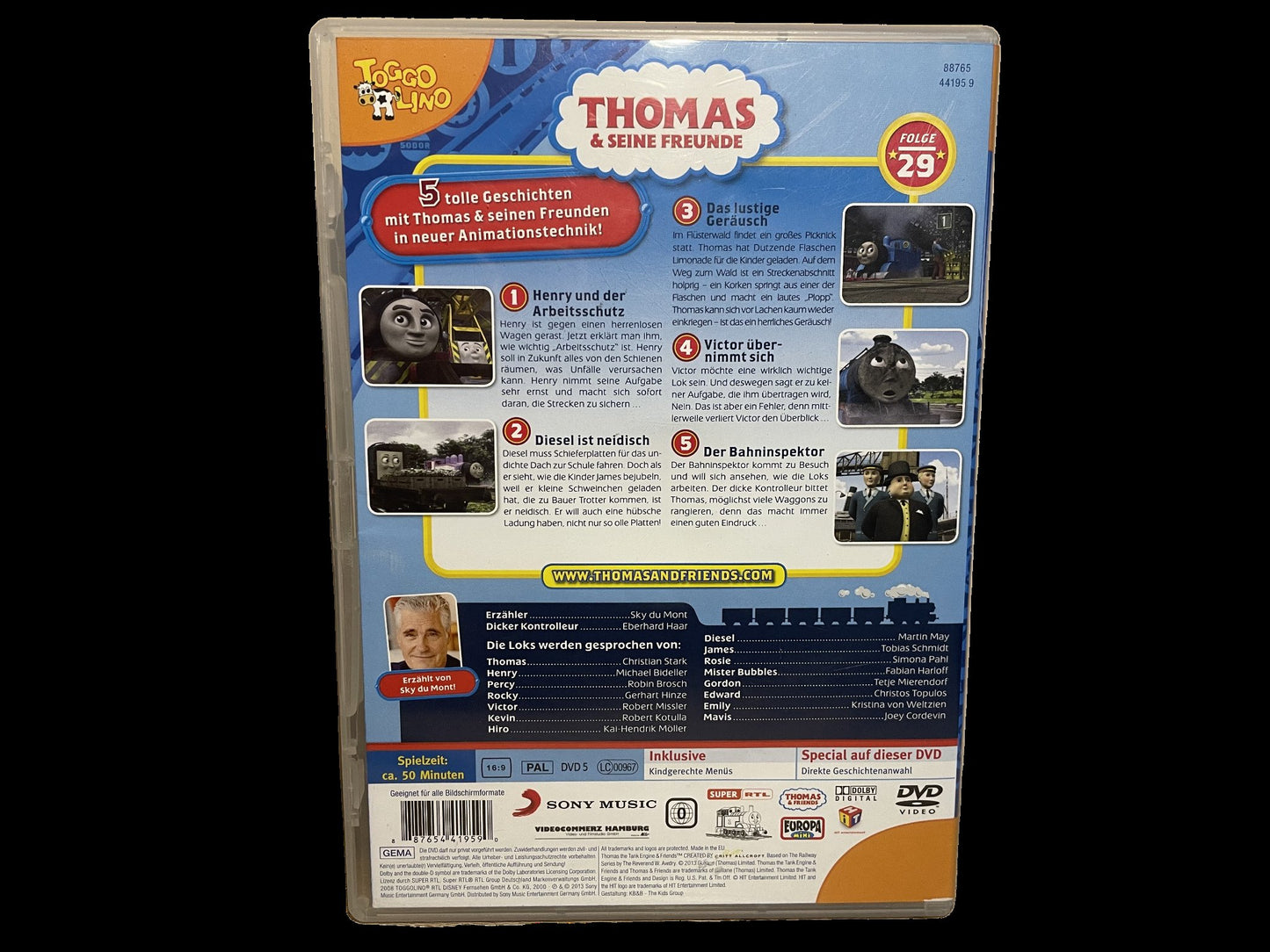 "Thomas & seine Freunde" - Europa-DVD Nr. 29 "DAS LUSTIGE GERÄUSCH" (2013)