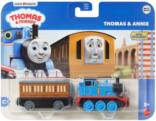 THOMAS & SEINE FREUNDE - METAL COLLECTION "THOMAS & ANNIE" (HOLZEISENBAHN-KOMPATIBEL) - BRANDNEU - UK-IMPORT