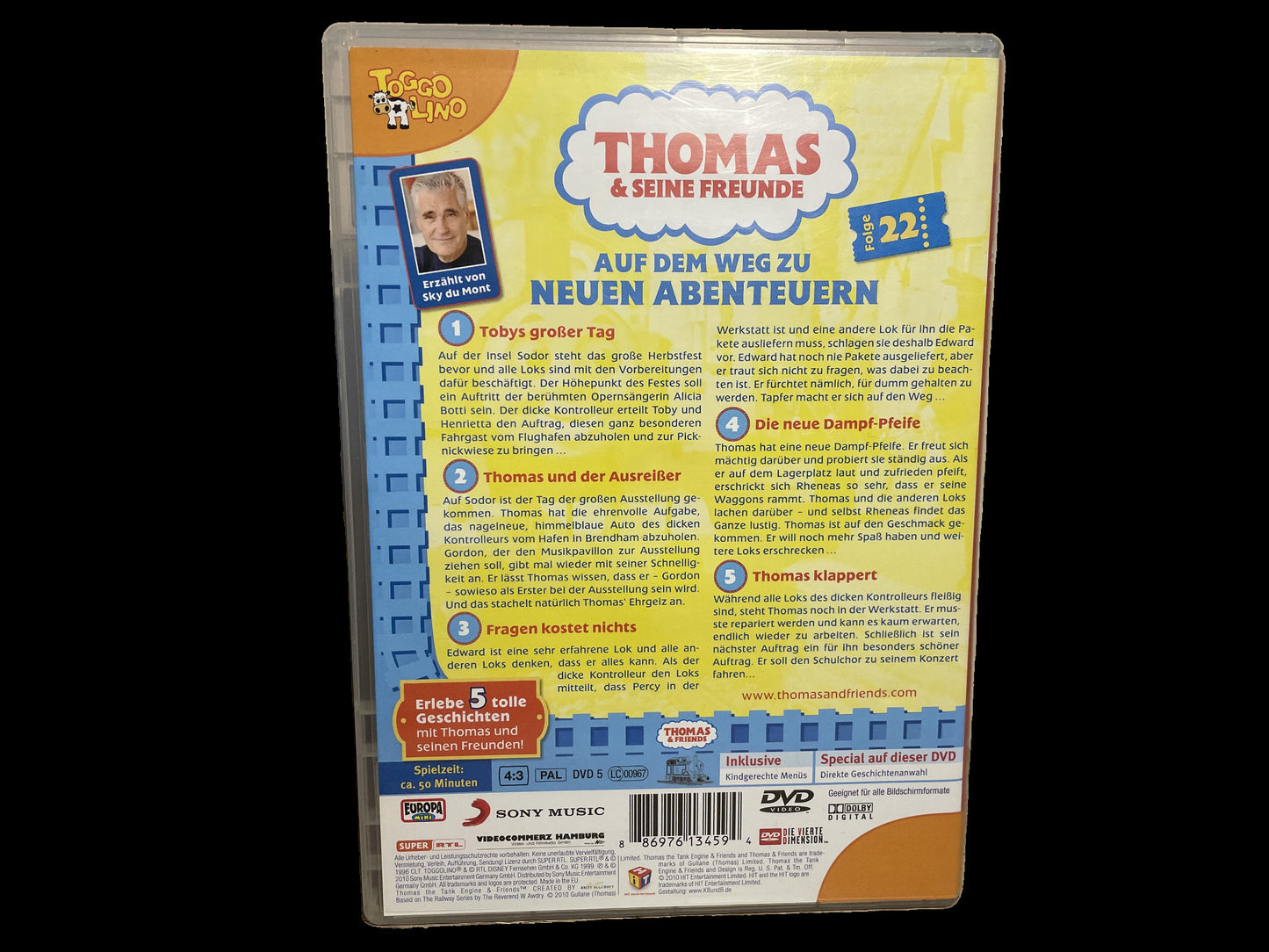 "Thomas & seine Freunde" - Europa-DVD Nr. 22 "DIE NEUE DAMPF-PFEIFE" (2010)