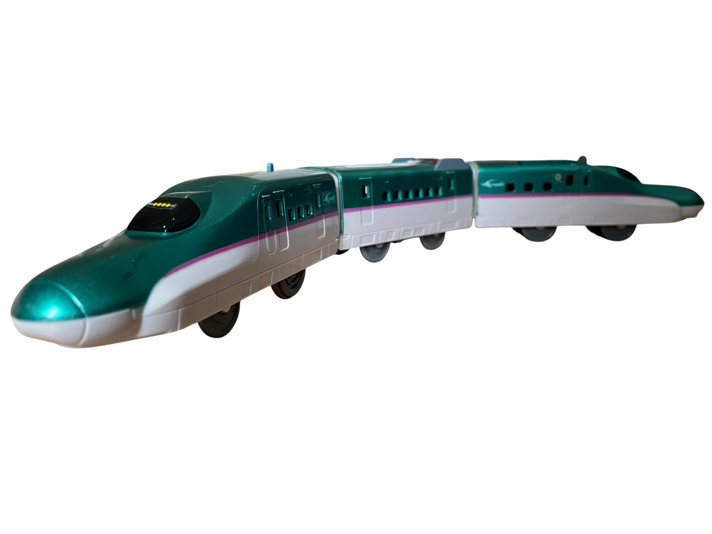 TOMY PLARAIL - SHINKANSEN BAUREIHE E5 "HAYABUSA" MIT KOPPLUNGSFUNKTION - BATTERIEBETRIEBEN - GEBRAUCHT - JAPAN-IMPORT