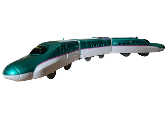 TOMY PLARAIL - SHINKANSEN BAUREIHE E5 "HAYABUSA" MIT KOPPLUNGSFUNKTION - BATTERIEBETRIEBEN - GEBRAUCHT - JAPAN-IMPORT