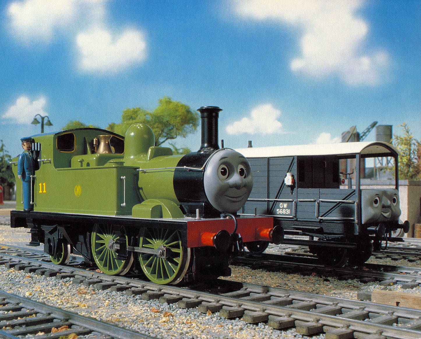 THOMAS & SEINE FREUNDE - METAL COLLECTION "OLIVER & TOAD" (HOLZEISENBAHN-KOMPATIBEL) - BRANDNEU - UK-IMPORT