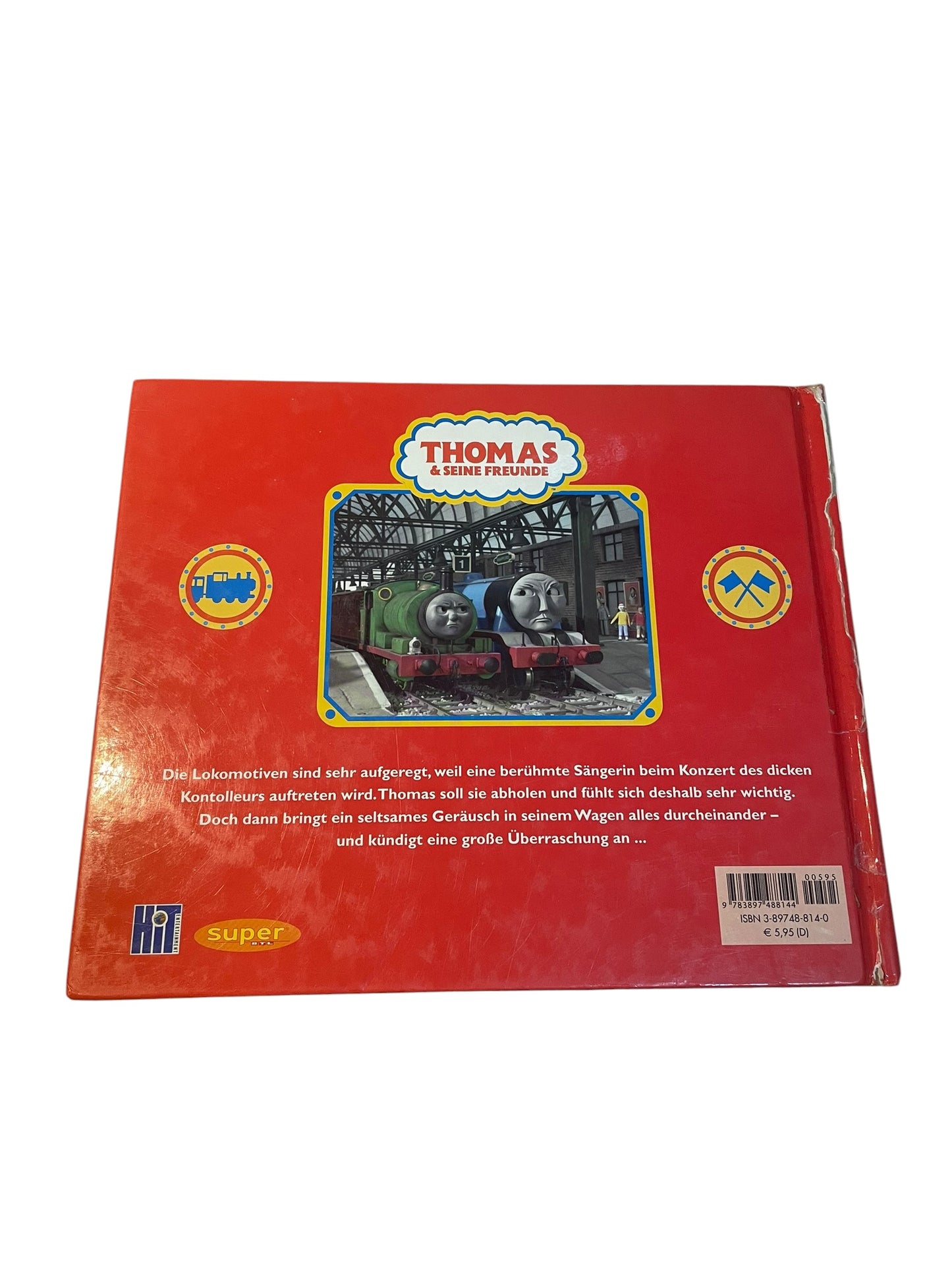 „THOMAS & SEINE FREUNDE“ - GESCHICHTENBUCH NR. 1 „THOMAS, PERCY UND DAS SELTSAME QUIEKEN“ (2003) - GEBRAUCHT