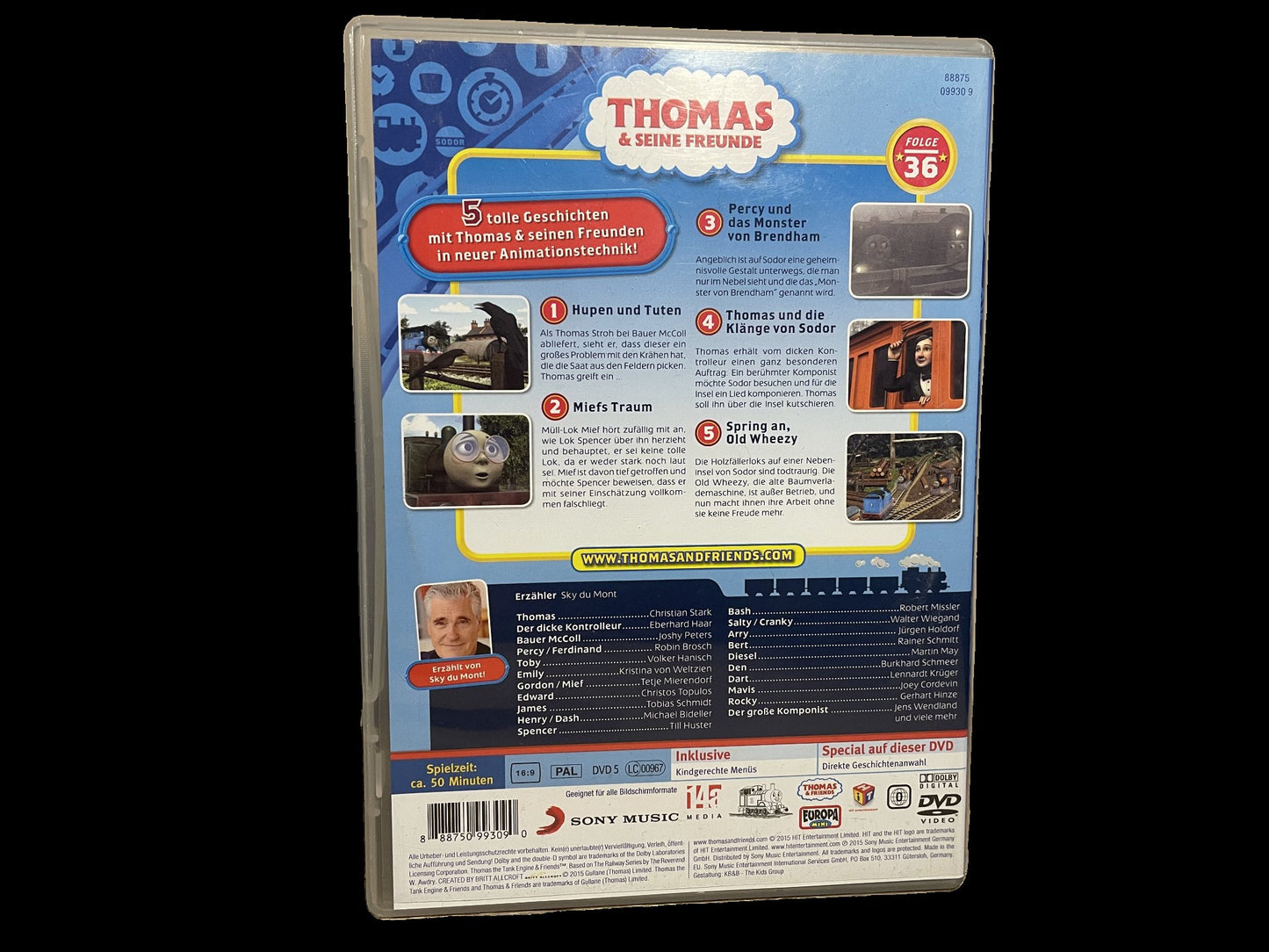 "Thomas & seine Freunde" - Europa-DVD Nr. 36 "HUPEN UND TUTEN" (2015)