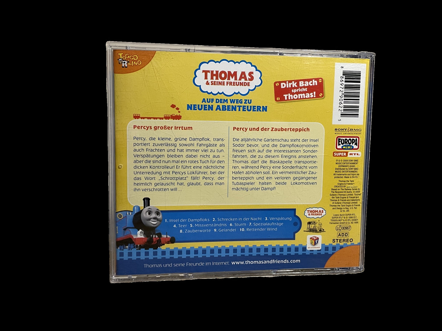 "Thomas & seine Freunde" - Europa-Hörspiel Nr. 10 "HALLO PERCY!" (2008)