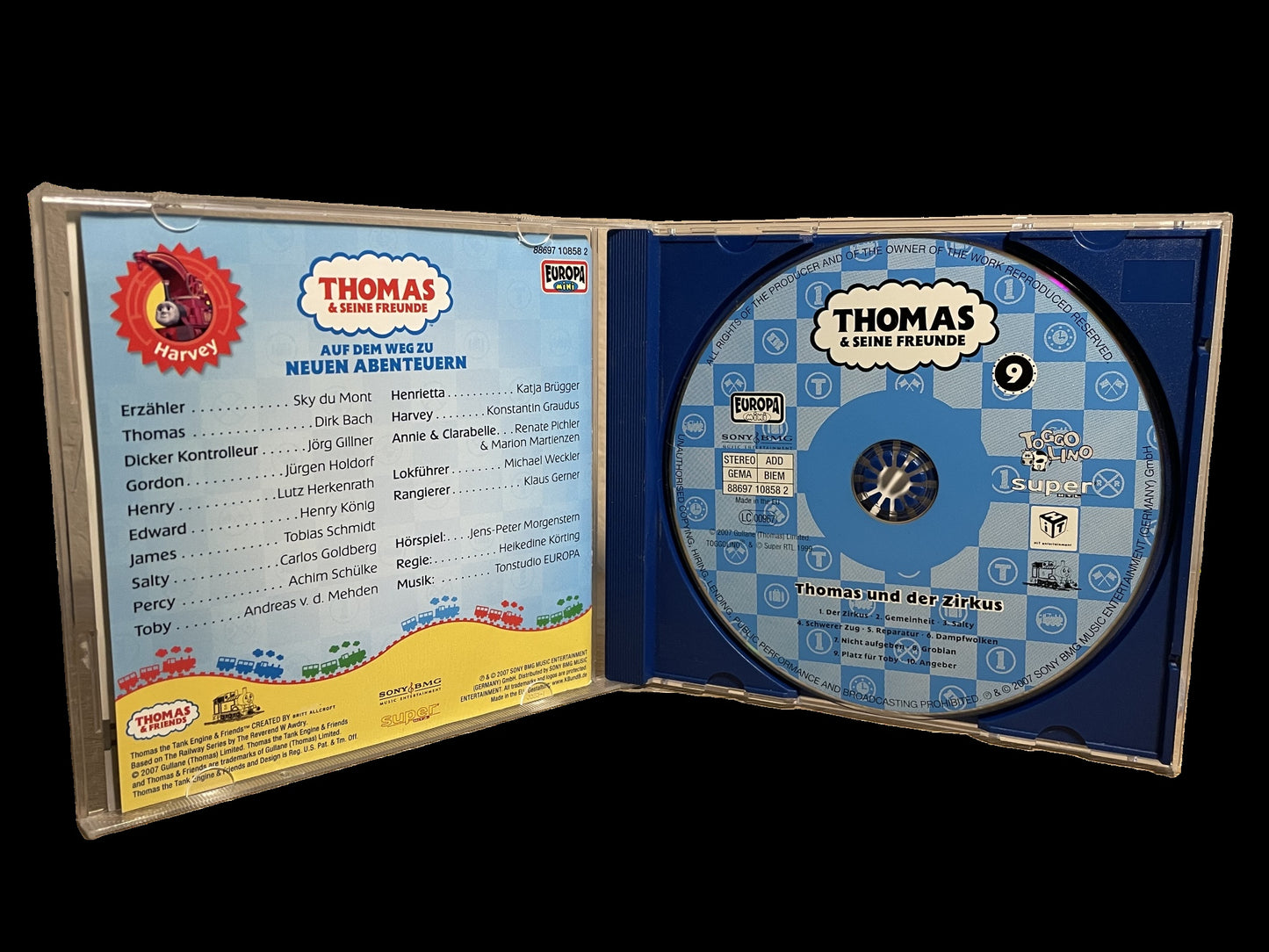 "Thomas & seine Freunde" - Europa-Hörspiel Nr. 9 "THOMAS UND DER ZIRKUS" (2007) - Gebraucht