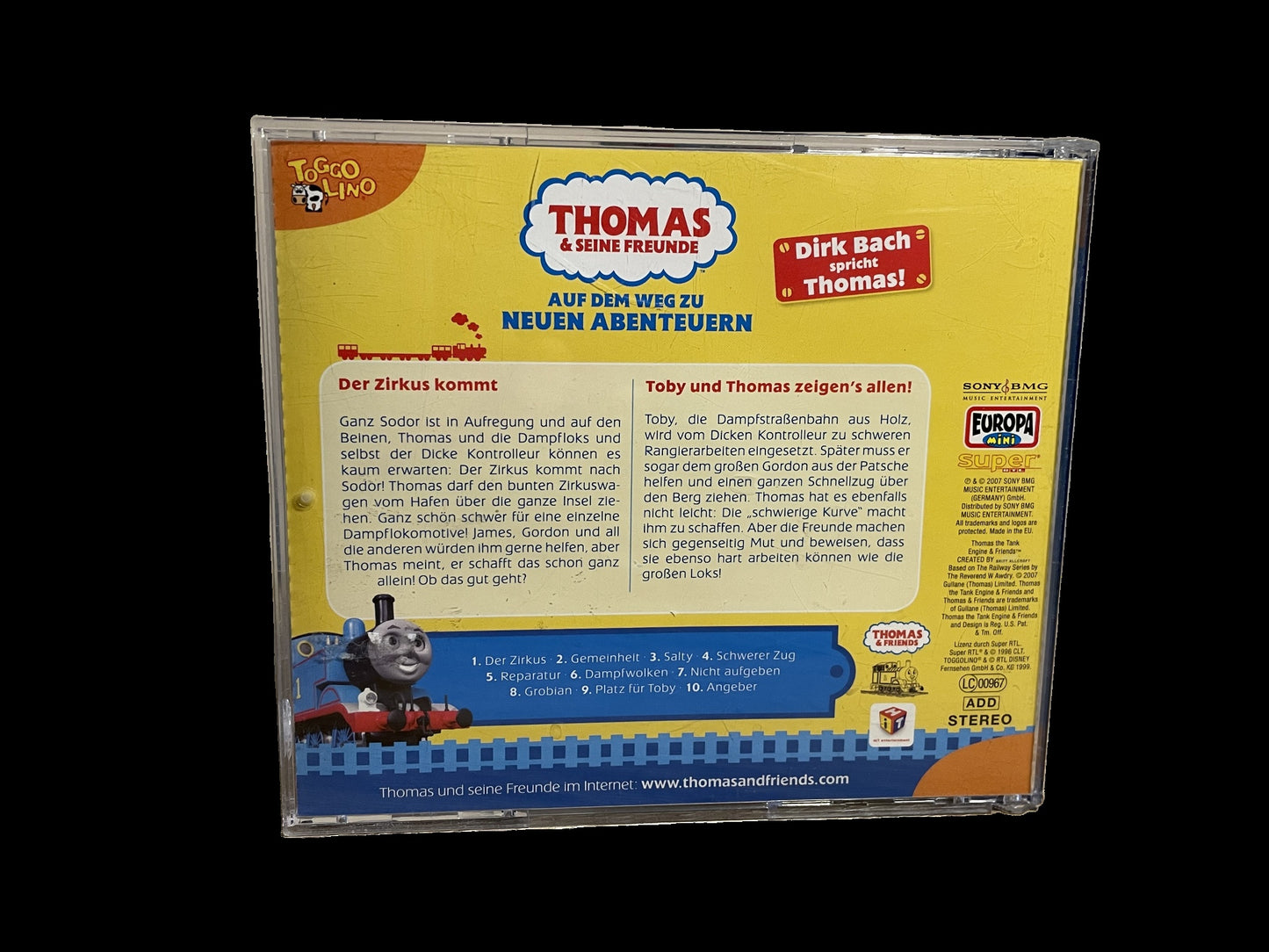 "Thomas & seine Freunde" - Europa-Hörspiel Nr. 9 "THOMAS UND DER ZIRKUS" (2007) - Gebraucht