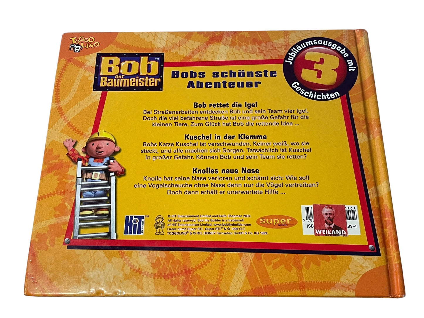 "BOB DER BAUMEISTER" - JUBILÄUMSBUCH "BOBS SCHÖNSTE ABENTEUER" (2007) - GEBRAUCHT
