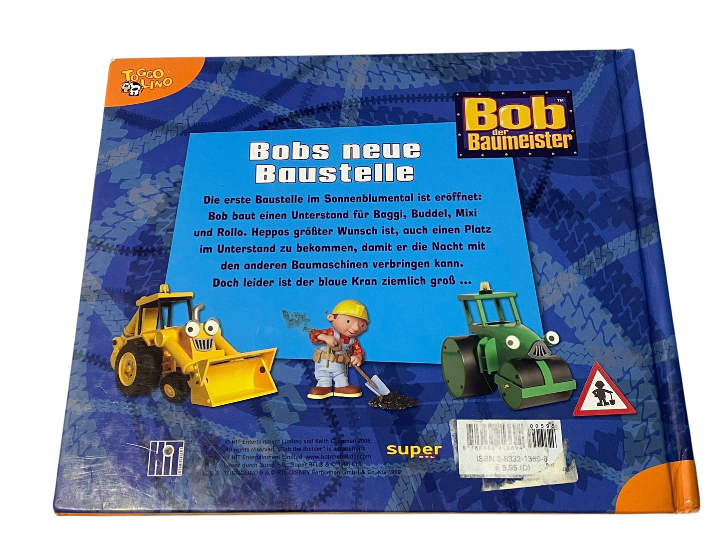 "BOB DER BAUMEISTER - ACHTUNG BAUSTELLE!" - GESCHICHTENBUCH NR. 27 "BOBS NEUE BAUSTELLE" (2006) - GEBRAUCHT