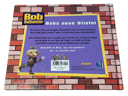 "BOB DER BAUMEISTER" - GESCHICHTENBUCH NR. 1 "BOBS NEUE STIEFEL" (2002) - GEBRAUCHT