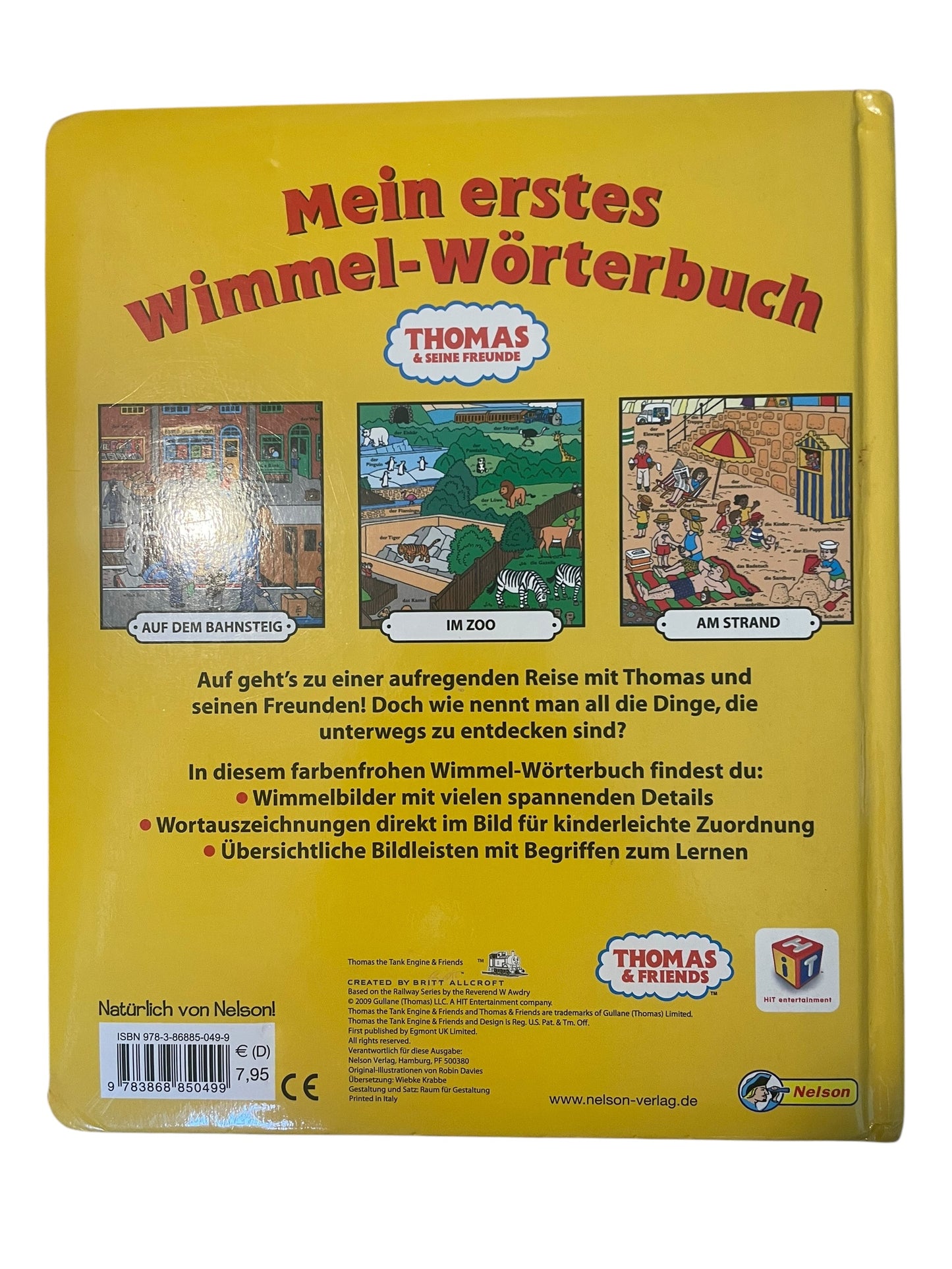 "THOMAS & SEINE FREUNDE" - "MEIN ERSTES WIMMEL-WÖRTERBUCH" (2009) - GEBRAUCHT