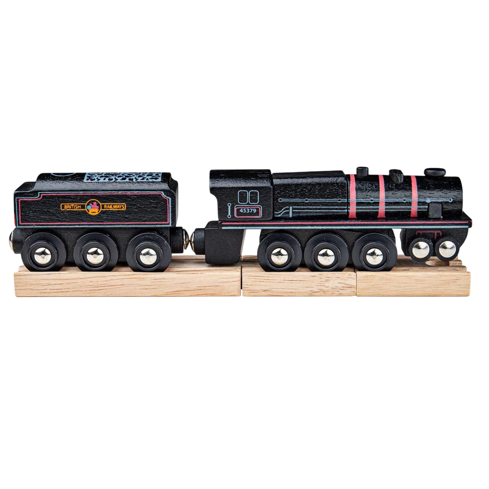 BIGJIGS - HOLZEISENBAHN "BLACK FIVE" - BRANDNEU