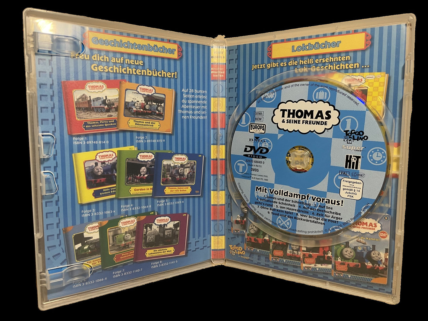 "Thomas & seine Freunde" - Europa-DVD Nr. 6 "MIT VOLLDAMPF VORAUS!" (2005)