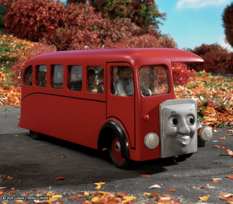 "Thomas & seine Freunde" - Holzeisenbahn "BERTIE, DER BUS" (1996) - NEUWERTIG