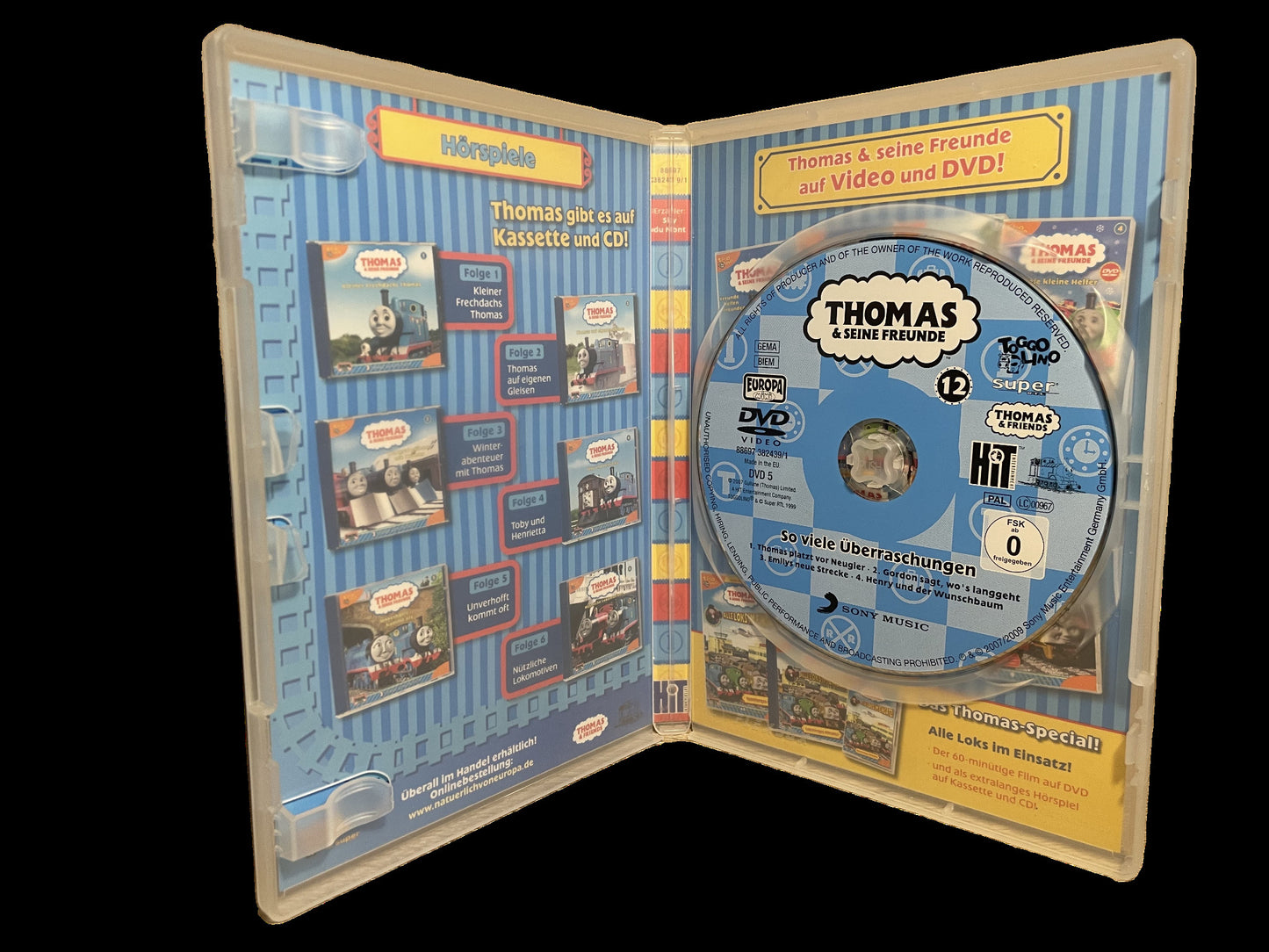 "Thomas & seine Freunde" - Europa-DVD Nr. 12 "SO VIELE ÜBERRASCHUNGEN" (2007)