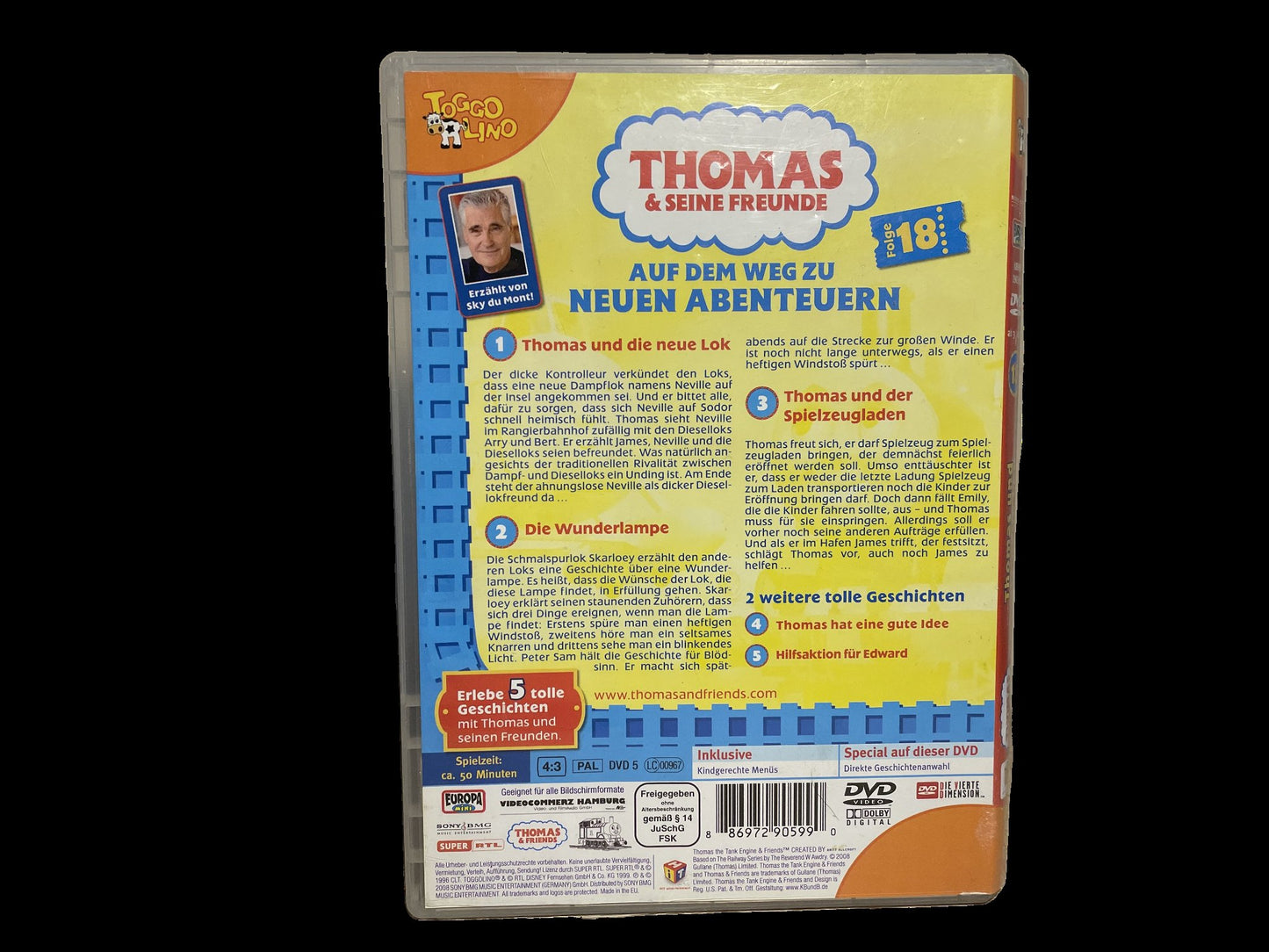 "Thomas & seine Freunde" - Europa-DVD Nr. 18 "THOMAS UND DIE NEUE LOK" (2008)