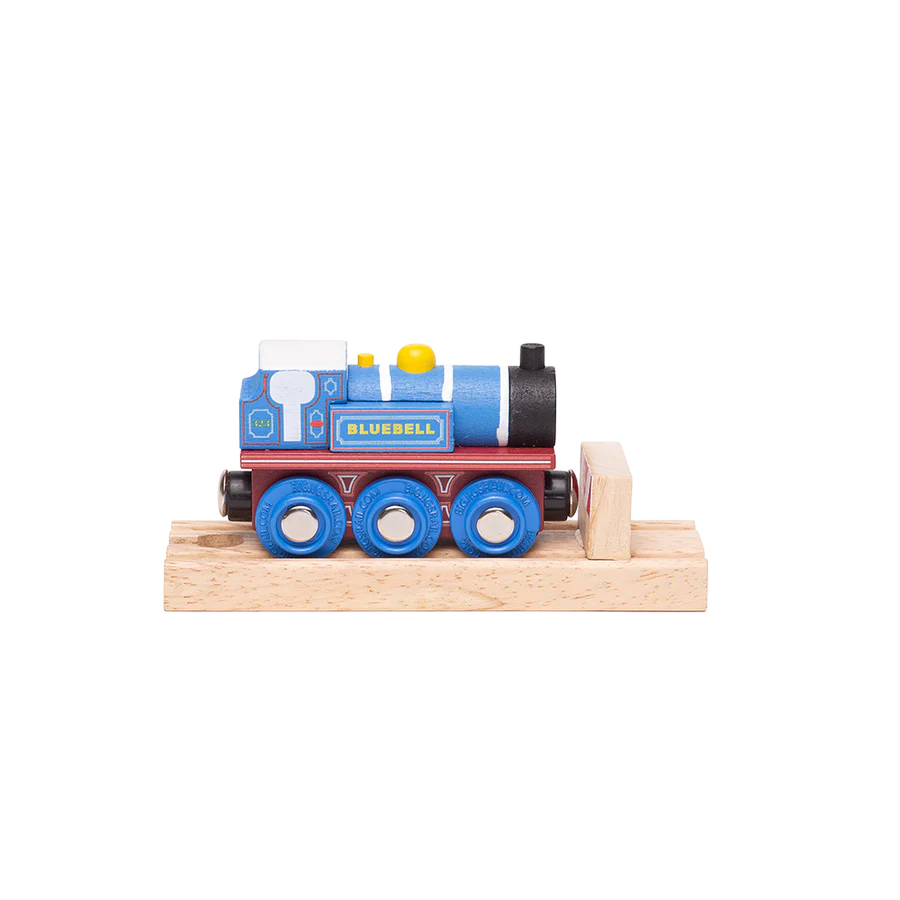 BIGJIGS - HOLZEISENBAHN "BLUEBELL" - BRANDNEU