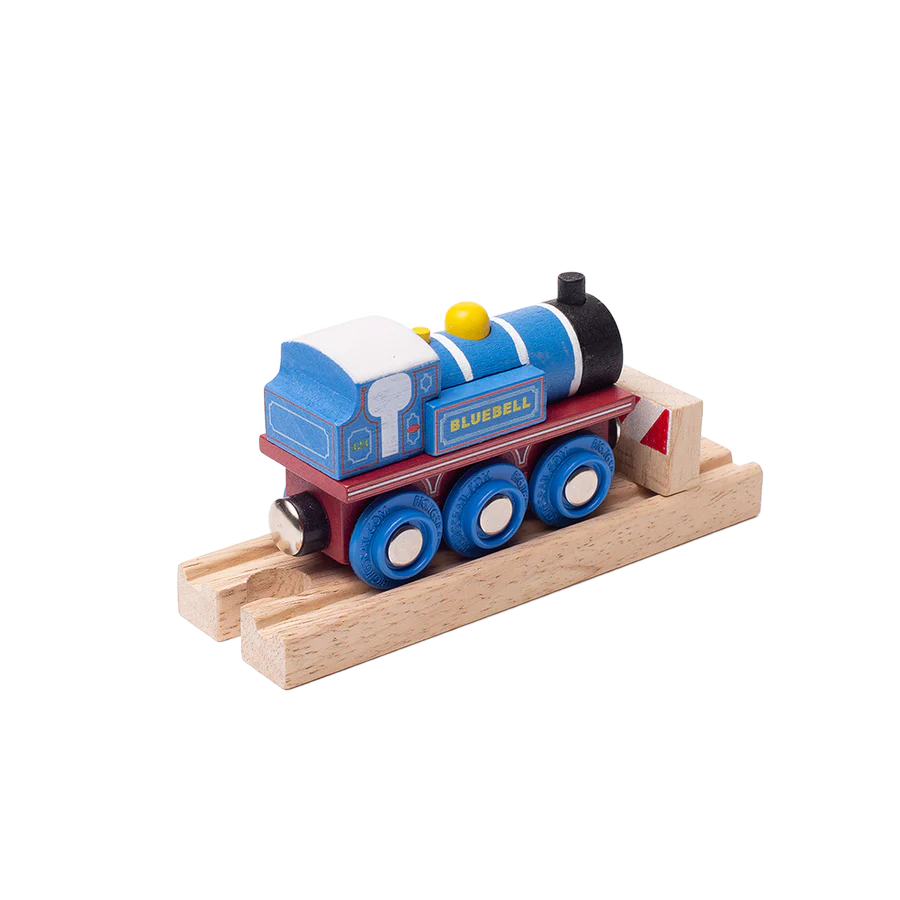 BIGJIGS - HOLZEISENBAHN "BLUEBELL" - BRANDNEU